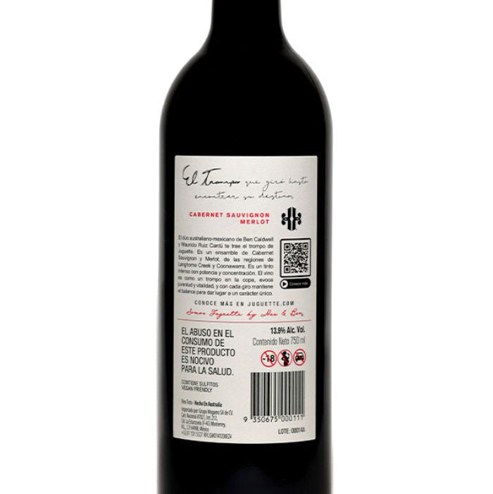Vino Tinto El Trompo de Juguette 750 mL