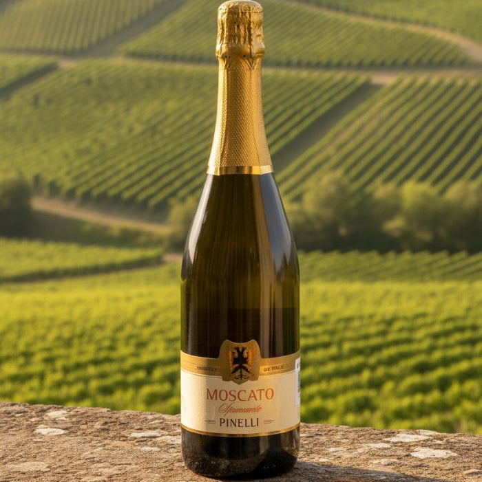 Vino Espumoso Moscato Spumante Pinelli 750 mL