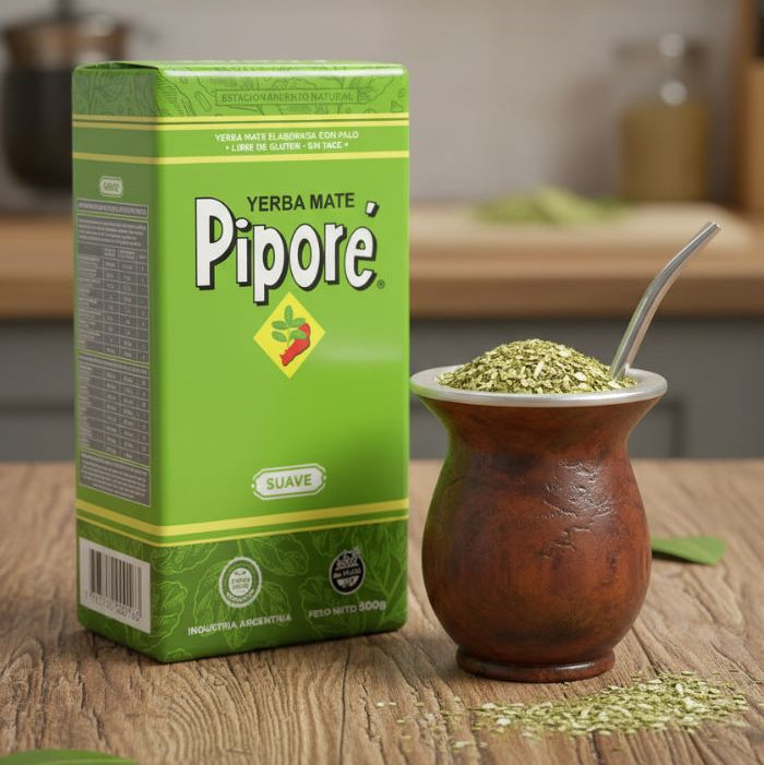 Yerba Mate suave con palo Piporé 500g