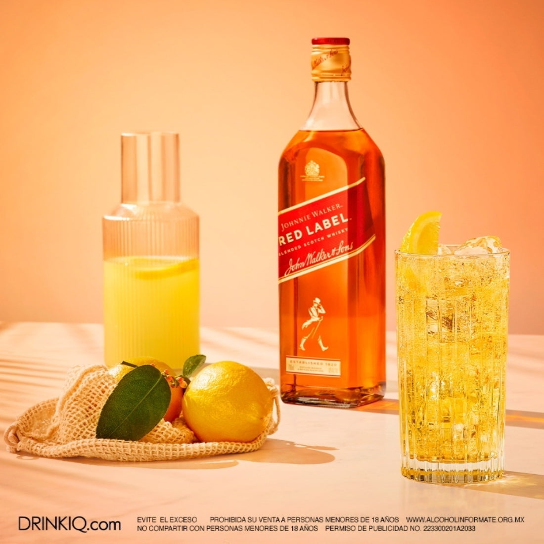 Whisky Johnnie Walker Red Label Blended Scotch 1 L (OFERTA EXCLUSIVA EN LÍNEA)