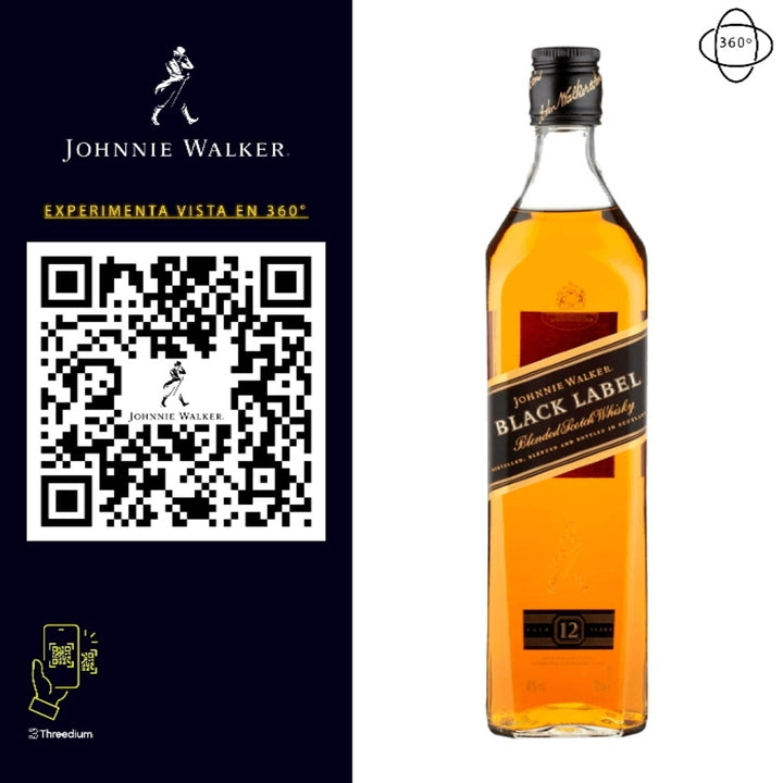 Whisky Johnnie Walker Black Label Blended Scotch 1 L (OFERTA EXCLUSIVA EN LÍNEA)