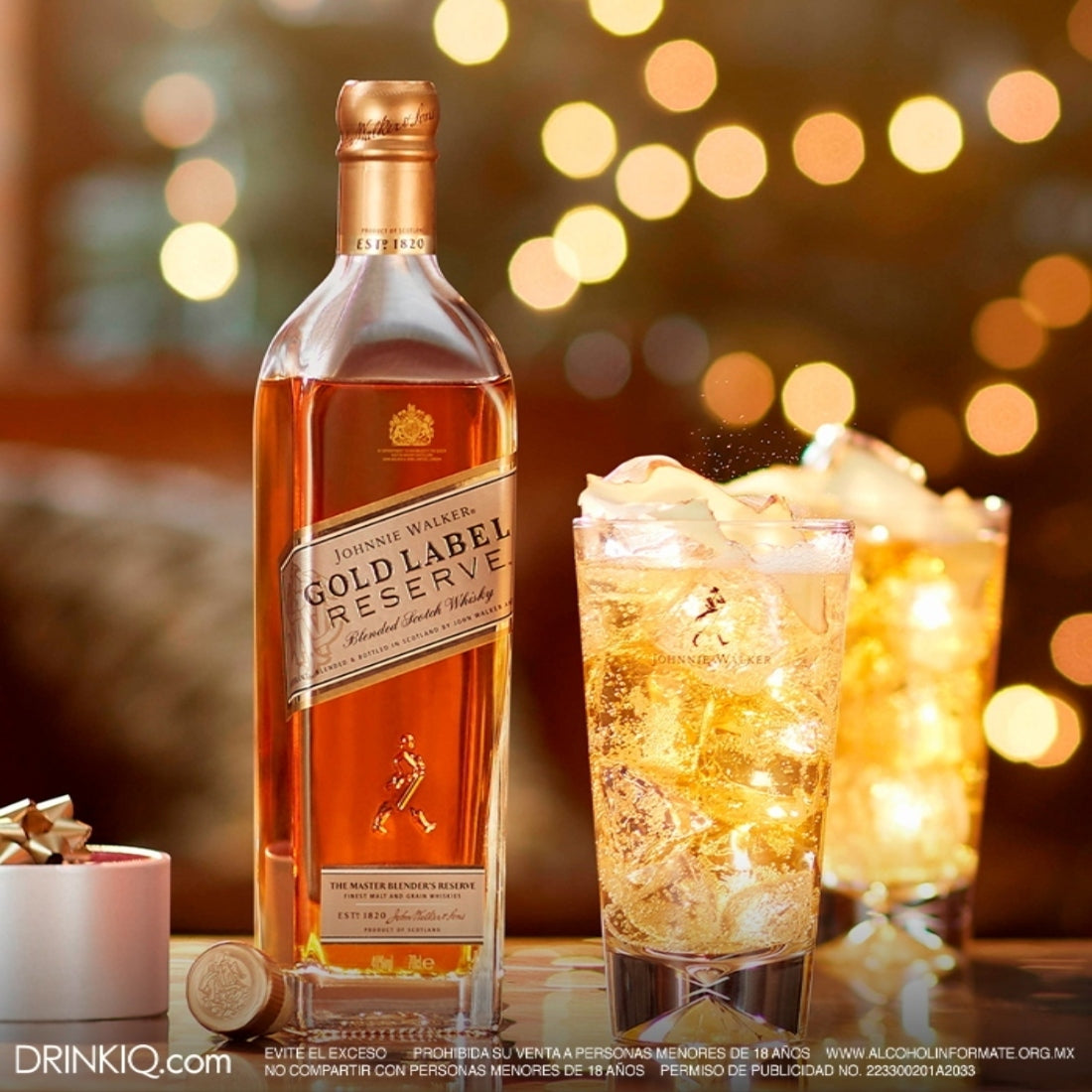 Whisky Johnnie Walker Gold Label Reserve Blended Scotch 750 ml