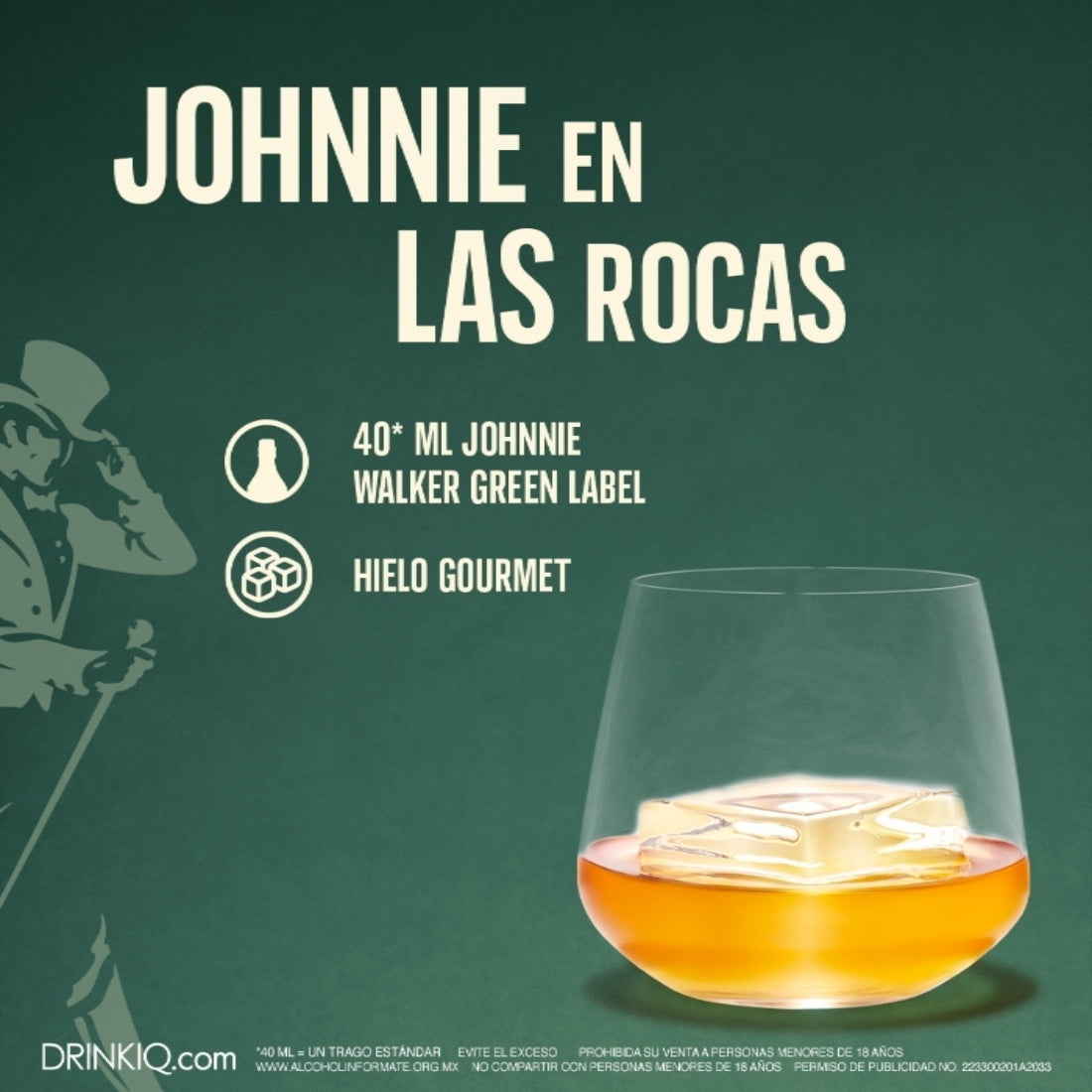 Whisky Johnnie Walker Green Label Blended Scotch 700 ml