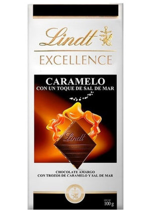 Chocolate Lindt Excellence Sea Salt Caramelo 100 g (OFERTA EXCLUSIVA EN LÍNEA)
