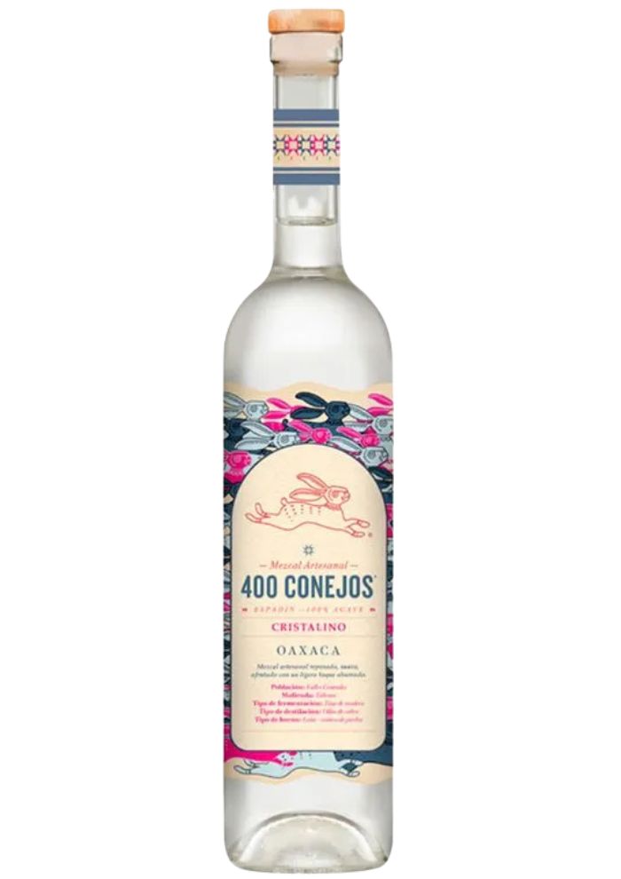 Mezcal 400 Conejos Cristalino 700 mL