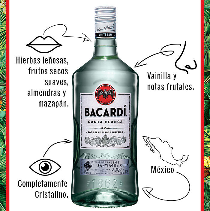 Ron Bacardi Carta Blanca 1750 mL (OFERTA EXCLUSIVA EN LÍNEA)