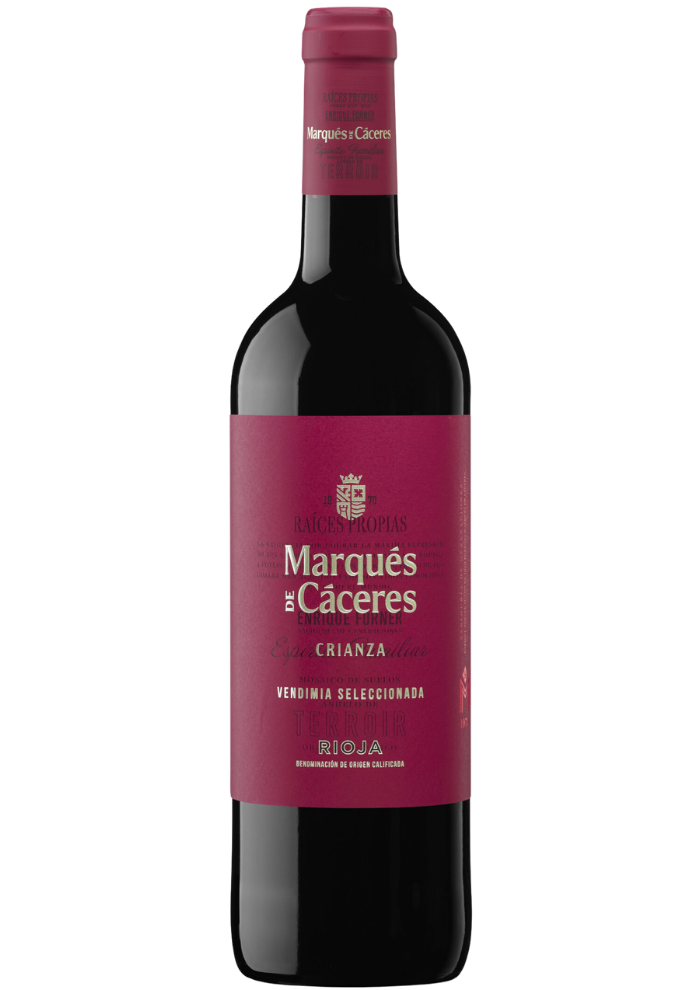 Vino Tinto Marqués de Cáceres Crianza 750 mL