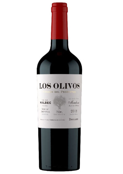 Vino Tinto Los Olivos Malbec 750 ml.
