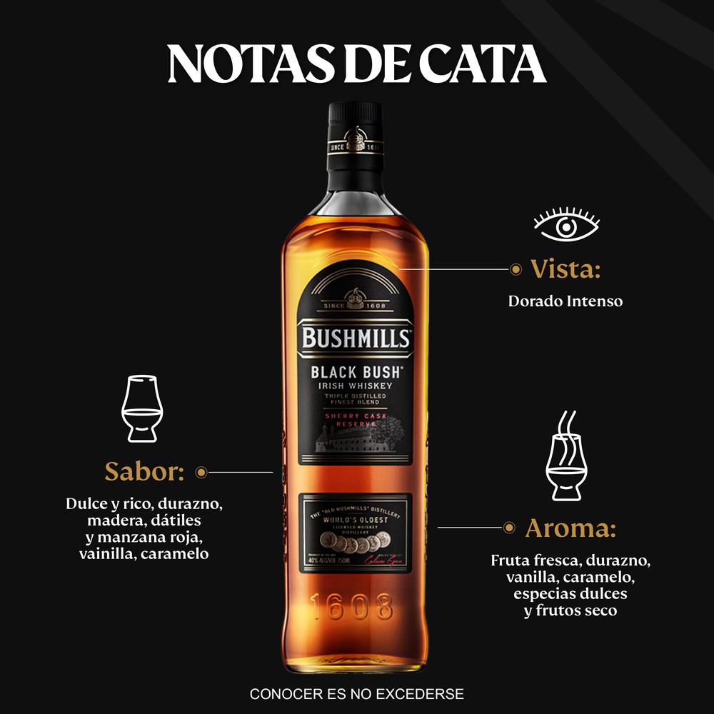 Whisky Bushmills Black Bush 750 mL (OFERTA EXCLUSIVA EN LÍNEA)