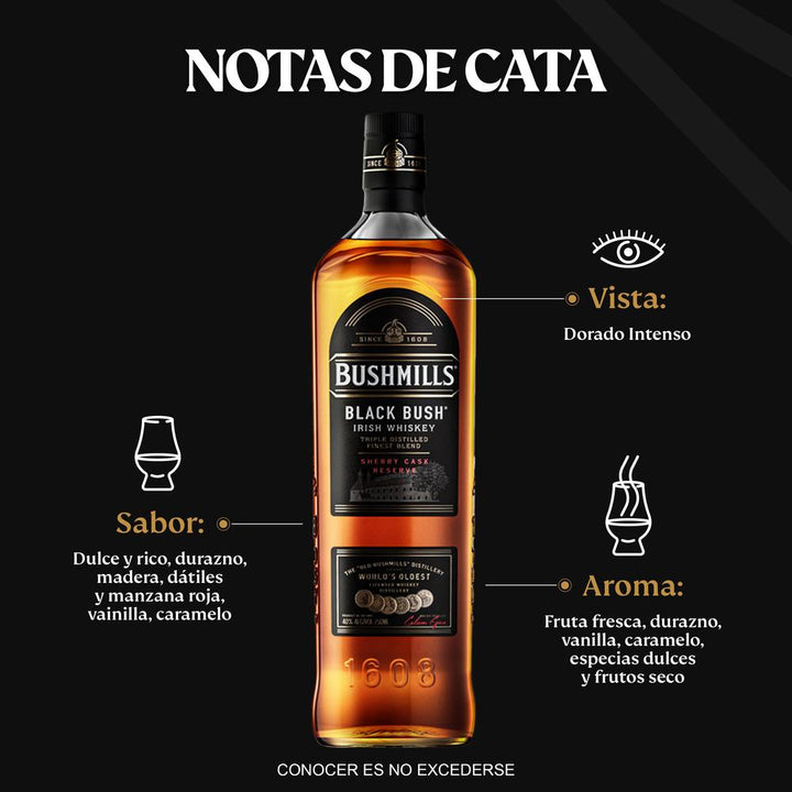 Whisky Bushmills Black Bush 750 mL (OFERTA EXCLUSIVA EN LÍNEA)