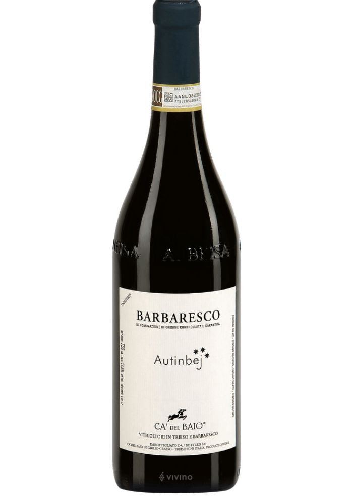 Vino Tinto Barbaresco Autinbej 750 ml