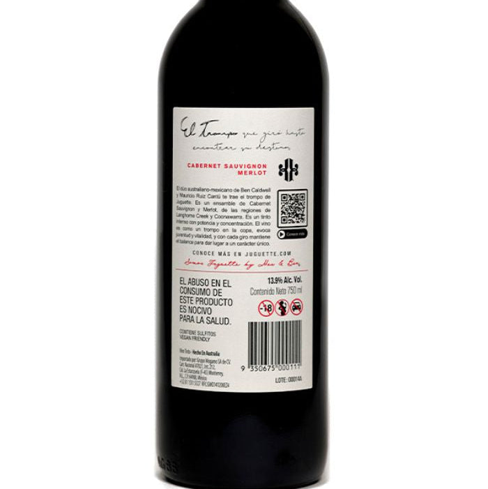 Vino Tinto El Trompo de Juguette 750 mL