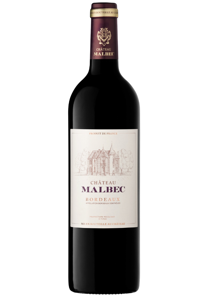 Vino Tinto Chateau Malbec Bordeaux 750 mL