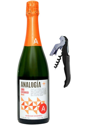 Vino Espumoso Analogía Dulce 750 ml + Sacacorcho (OFERTA EXCLUSIVA EN LÍNEA)