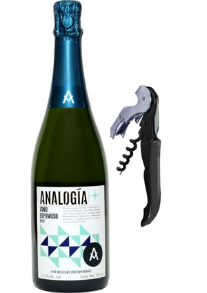 Vino Espumoso Analogía Brut 750 mL + Sacacorcho (OFERTA EXCLUSIVA EN LÍNEA)