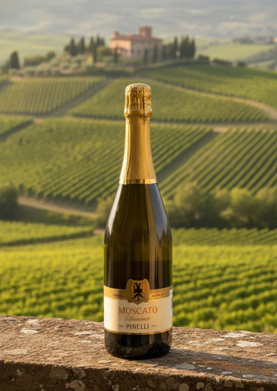 Vino Espumoso Moscato Spumante Pinelli 750 mL