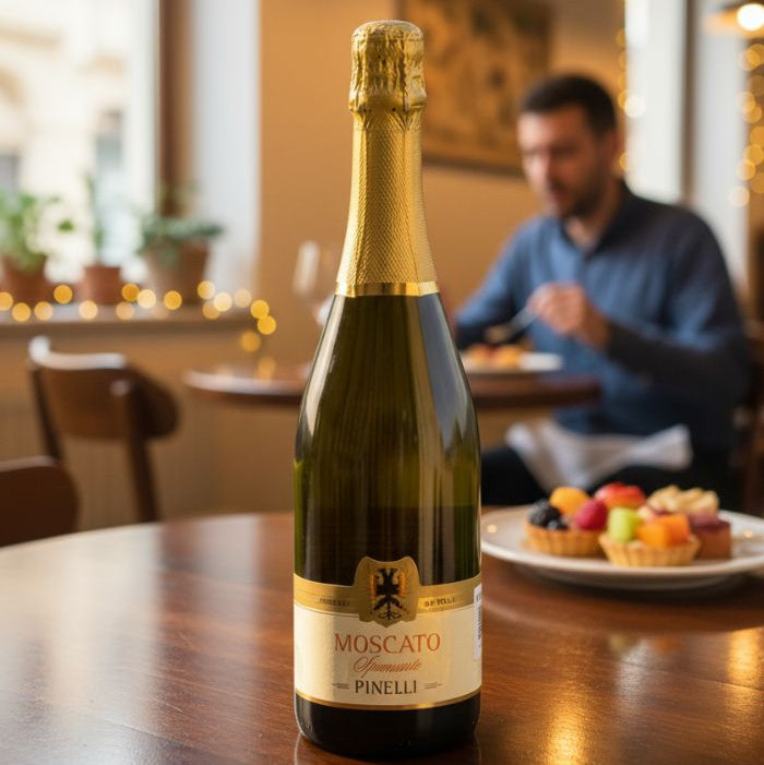 Vino Espumoso Moscato Spumante Pinelli 750 mL