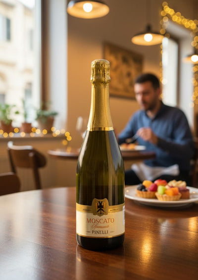 Vino Espumoso Moscato Spumante Pinelli 750 mL
