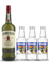 Whisky John Jameson Irlandes 700 ml + 3 Vodka Wyborawa Tamarindo Mini 50 mL (REGALO EXCLUSIVO EN LÍNEA)