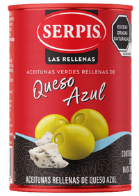 Aceitunas Rellenas De Queso Azul Serpis 300 g