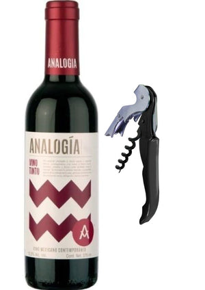 Vino Tinto Analogía 375 mL + Sacacorcho (OFERTA EXCLUSIVA EN LÍNEA)