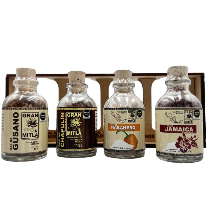 Kit 4 Sales de 25 g Gran Mitla (REGALO EXCLUSIVO EN LÍNEA)