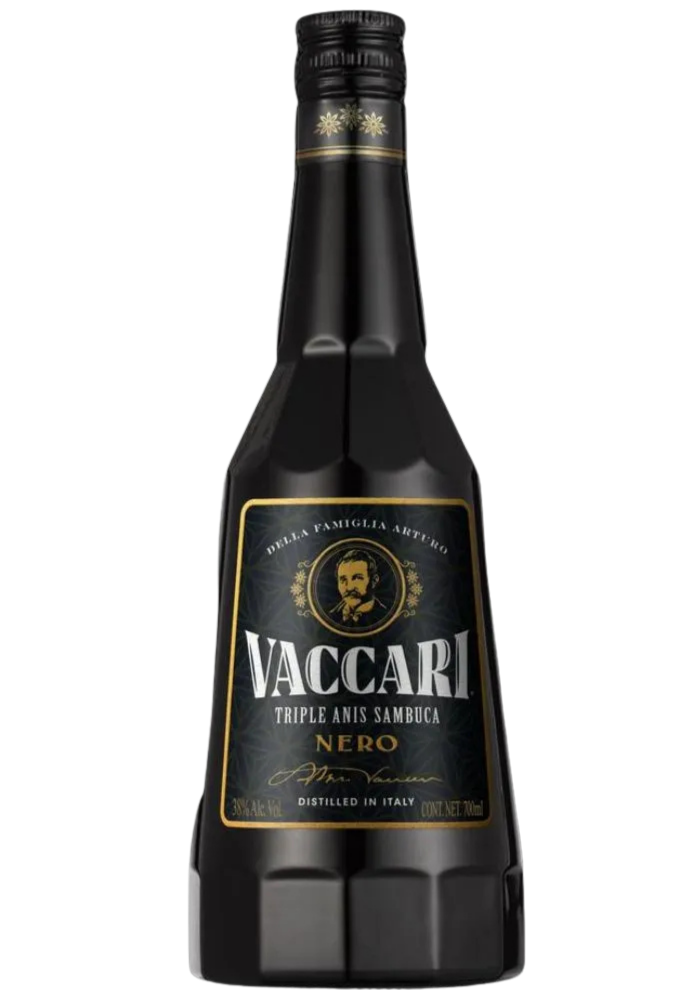 Licor Sambuca Vaccari Black 700 mL