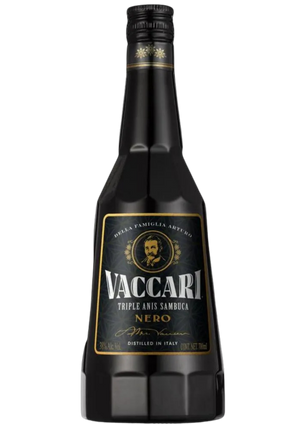 Licor Sambuca Vaccari Black 700 mL
