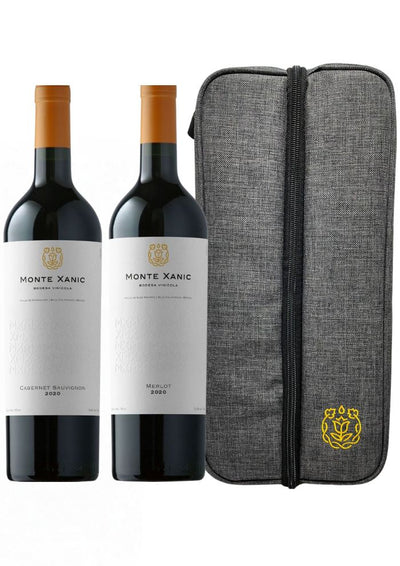 Vino Tinto Monte Xanic Merlot 750 mL  +  Vino Tinto Monte Xanic Cabernet Sauvignon 750 mL  + Mochila Termica (REGALO EXCLUSIVO EN LÍNEA)