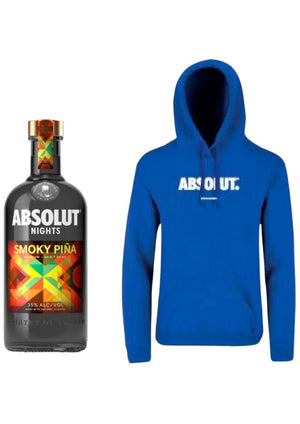 Vodka Absolut Nights Smoky Piña 700 mL + Sudadera (REGALO EXCLUSIVO EN LÍNEA)