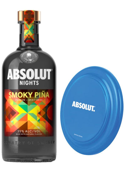 Vodka Absolut Nights Smoky Piña 700 mL + Frisbee  (REGALO EXCLUSIVO EN LÍNEA)