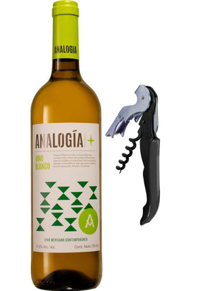 Vino Blanco Analogia 750 mL + Sacacorcho (OFERTA EXCLUSIVA EN LÍNEA)