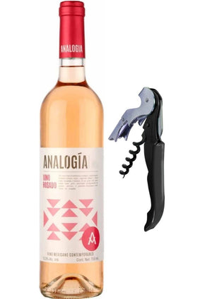 Vino Rosado Analogia 750 mL + Sacacorcho (OFERTA EXCLUSIVA EN LÍNEA)