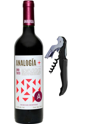 Vino Tinto Analogía 750 mL + Sacacorcho (OFERTA EXCLUSIVA EN LÍNEA)