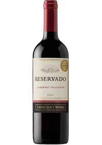 Vino Tinto Concha y Toro Cabernet Sauvignon Reservado 750 mL