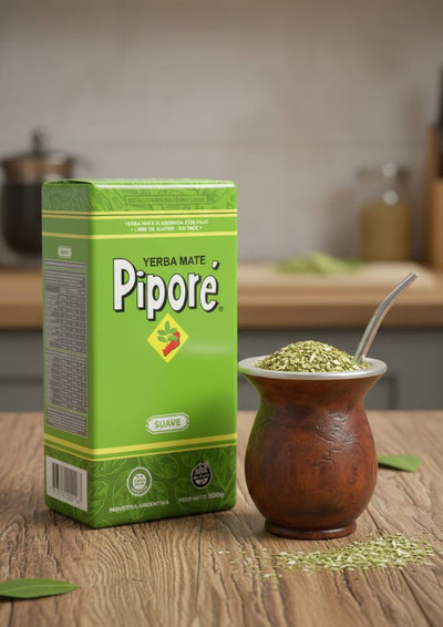 Yerba Mate suave con palo Piporé 500g