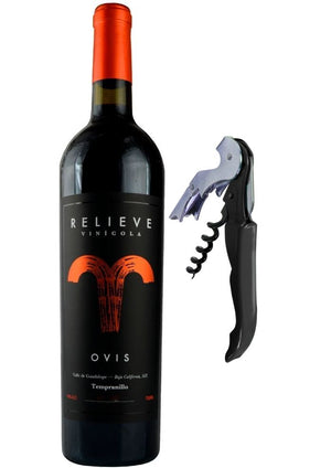 Vino Tinto Relieve Ovis Tempranillo 750 mL + Sacacorcho (OFERTA EXCLUSIVA EN LÍNEA)