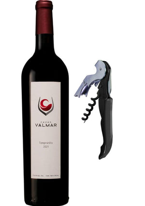 Vino Tinto Valmar Tempranillo 750 mL + Sacacorcho (OFERTA EXCLUSIVA EN LÍNEA)