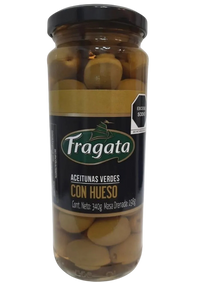 Aceitunas verdes con hueso Fragata 340 g