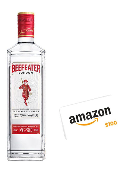 Ginebra Beefeater 750 mL + 1 Tarjetas de Regalo Amazon (REGALO EXCLUSIVO EN LÍNEA)