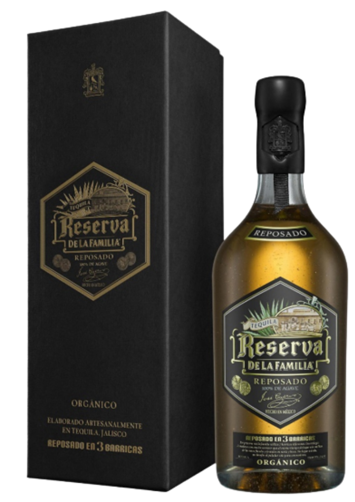Tequila Reserva de la Familia Reposado Organico 750 mL