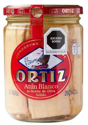 Atún blanco en Aceite de oliva Ortiz 400 g