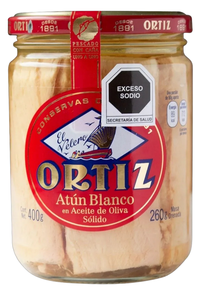 Atún blanco en Aceite de oliva Ortiz 400 g