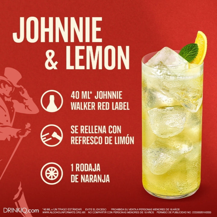 Whisky Johnnie Walker Red Label Blended Scotch 1 L (OFERTA EXCLUSIVA EN LÍNEA)