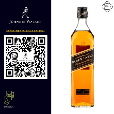 Whisky Johnnie Walker Black Label Blended Scotch 750 ml