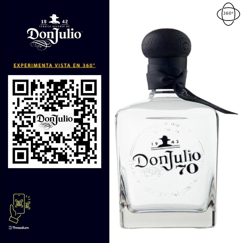 Tequila Don Julio 70 Cristalino 700 ml – La Castellana