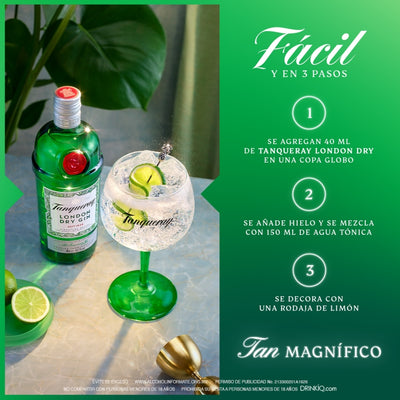 Ginebra Tanqueray London Dry Herbal 750 ml (OFERTA EXCLUSIVA EN LÍNEA)