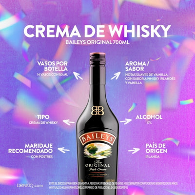 Crema de Whisky Baileys Original 700 ml