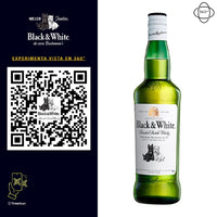 Whisky Black & White Original Blended Scotch 700 ml (OFERTA EXCLUSIVA EN LÍNEA)