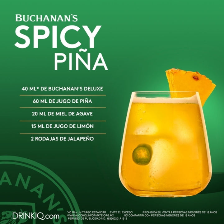 Whisky Buchanan's Deluxe 12 años Blended Scotch 750 ml (OFERTA EXCLUSIVA EN LÍNEA)